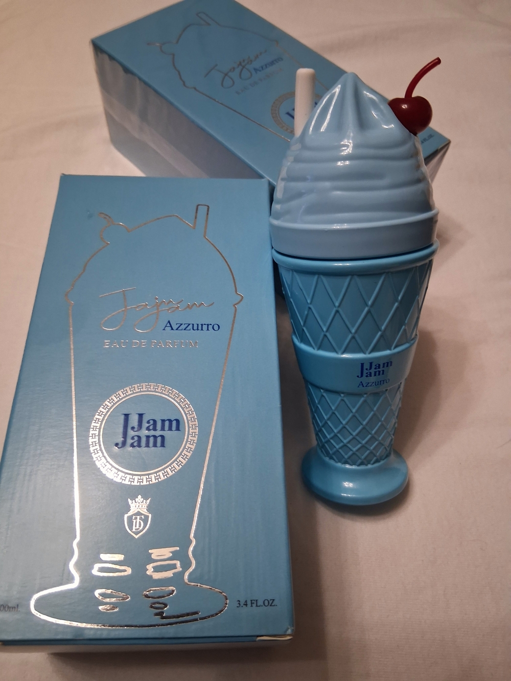 Jam Jam Azzurro Ice Cream Cone, Light Blue